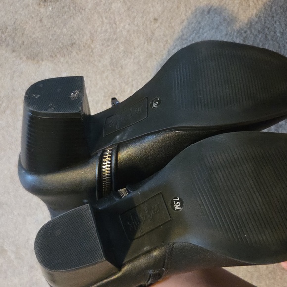 Style & Co booties from Macys. Black gently used booties. - Picture 6 of 7